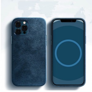Apple iPhone ใหม่ 15 Ollanti Eco เป็นมิตรกับหนังกลับหนังหนังนิ่มเครื่องหนังได้รับการคุ้มครองอย่างเต็มที่ด้วยความครอบคลุมเต็ม 360 องศาป้...