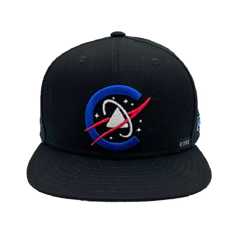 ใหม่ E 5950 โลโก้แบบคลาสสิกคุณภาพสูง 6 แผง snapback หมวกหมวกปัก