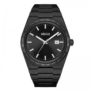 Baogela แบรนด์หรูหรากุหลาบสแตนเลส Men \\\\ s Wristwatch คลาสสิกธุรกิจการเคลื่อนไหวกันน้ำ Relogio Masculino 22801