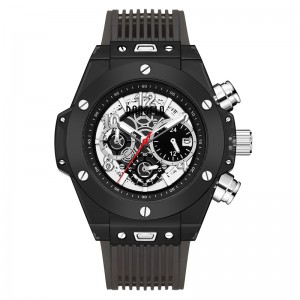แบรนด์ Baogela เต็มรูปแบบดูหรูหราบุรุษดูแฟชั่นกีฬา Reloj Creative Men Women โครโนกราฟ Quartz Watch 20013