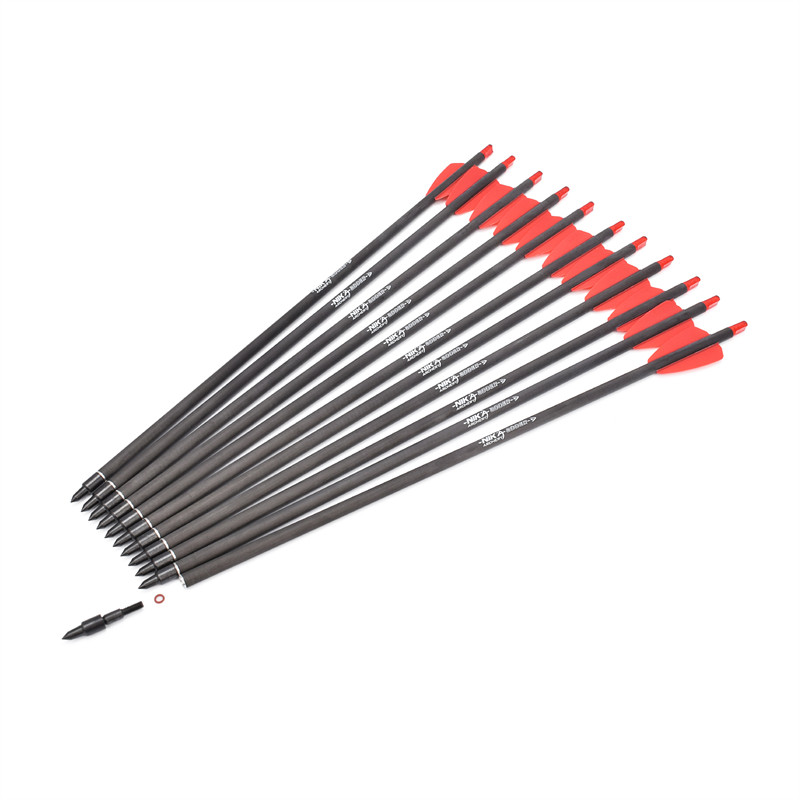 สลักเกลียวลูกศรคาร์บอนสำหรับหน้าไม้ Rx