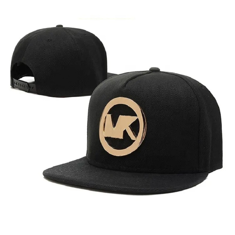 ขายส่งโลโก้แผ่นโลหะทองคำแบบกำหนดเอง snapback หมวกหมวกหมวกหมวก
