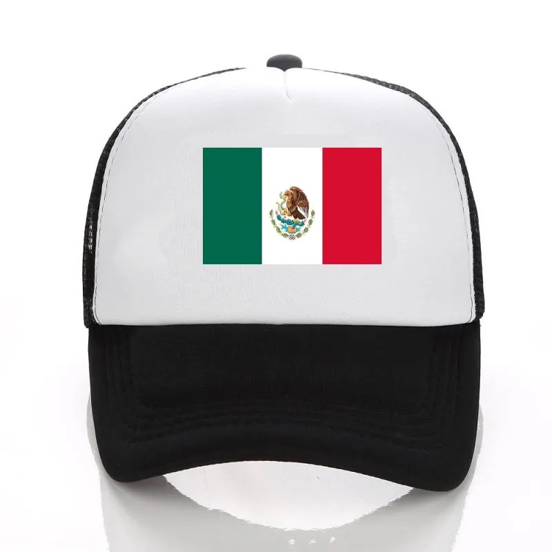 หมวกเบสบอลแคปเม็กซิโกธงพิมพ์หมวกผู้หญิงผู้ชาย snapback แฟชั่นฮิปฮอปการเดินทางและการพักผ่อนหมวกกีฬากลางแจ้งหมวกรถบรรทุก