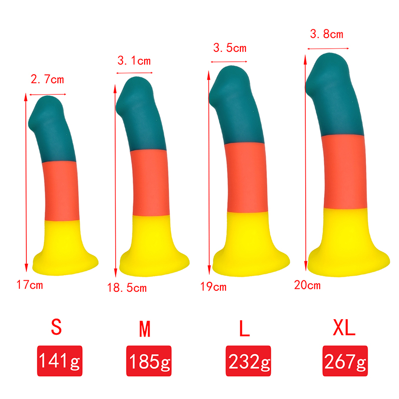 jc897 ขายส่งจำลองยอดนิยม Cock Penis Didol Toy Sucker Women Dildos สีคริสต์มาสที่สมจริงมากสำหรับผู้หญิงผู้ชาย