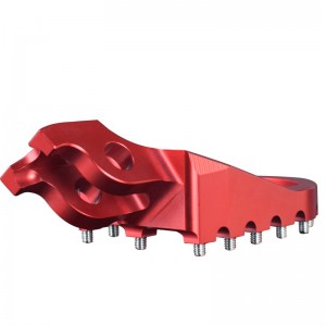 CNC ดัดแปลงชิ้นส่วน CNC การตัดเฉือนความแม่นยำพิเศษชิ้นส่วนขนาดใหญ่ประมวลผลรถมอเตอร์ไซค์ออฟโรดมอเตอร์ไซค์ดัดแปลงเหยียบเท้าลื...