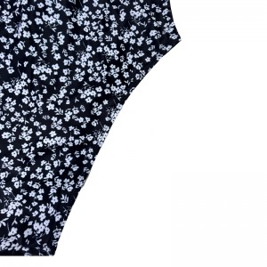 สลิงพิมพ์ลายดอกไม้ออกมาว่ายน้ำชุดว่ายน้ำ