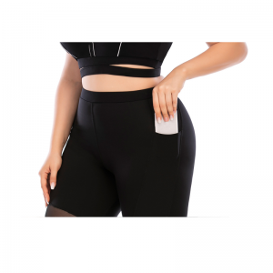 ชุด V Neck Plus Size Pocket Yoga