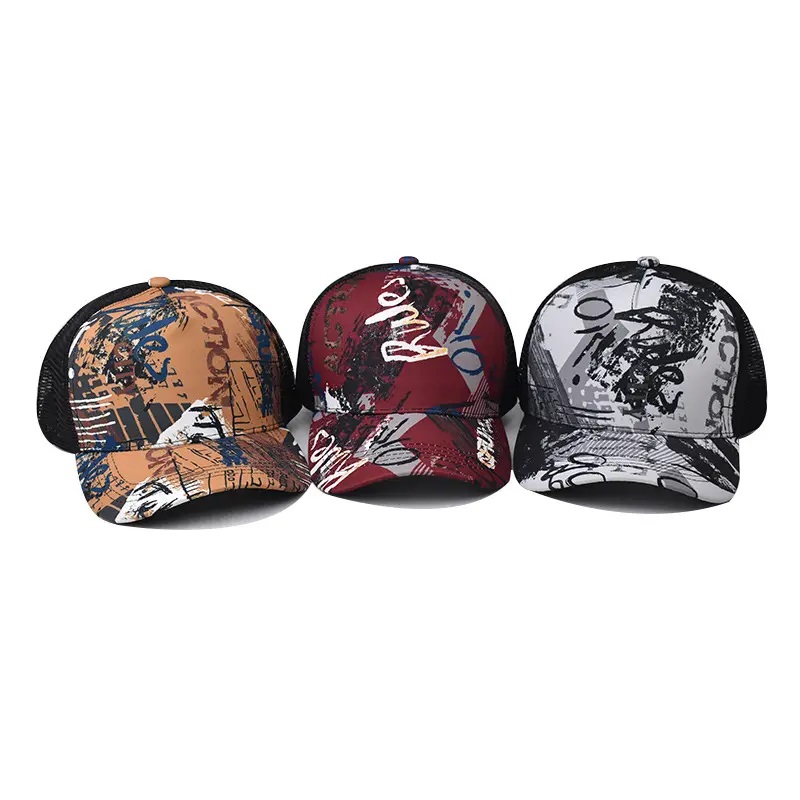 หมวกบังแดดราคาถูก snapback hip hop mesh hats cap cap trucker capt