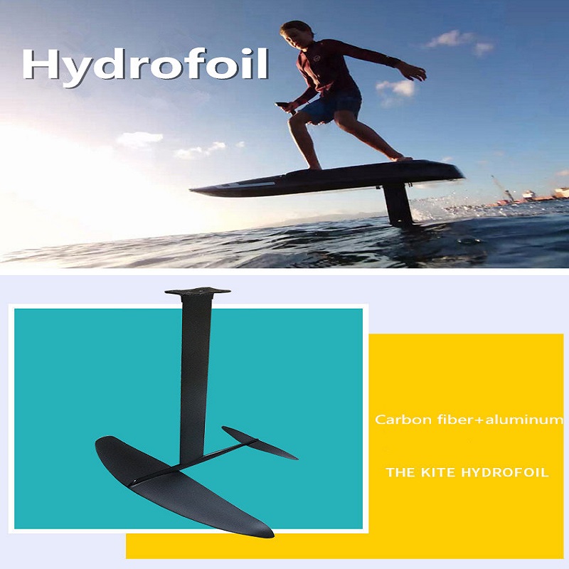 การออกแบบใหม่วัสดุคาร์บอนไฟเบอร์ sup/windsurf/kite บอร์ดอลูมิเนียมคาร์บอนไฮโดรฟอยล์สำหรับขาย