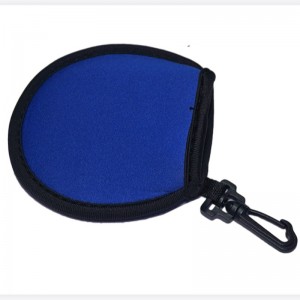 ใหม่ราคาโรงงานมาถึงกันน้ำ Neoprene Custom Logo Color Golf Ball Pouch Pocket Pocket Pocket Pocket Log