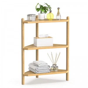 ชั้นวางมุมไม้ไผ่