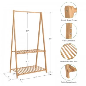 ความจุขนาดใหญ่และพื้นที่ประหยัดพื้นที่ไม้ไผ่เด็กที่แขวนเด็ก