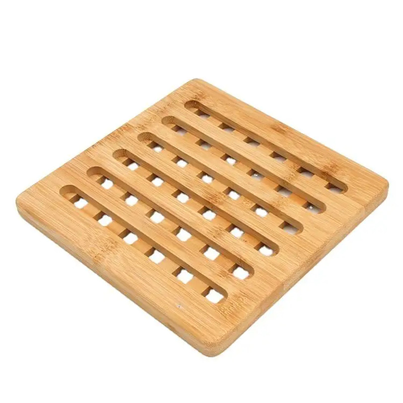 Coaster \\\\ ห้องครัวที่ทันสมัยเครื่องดื่มที่ทนต่อหม้อไม้ไผ่