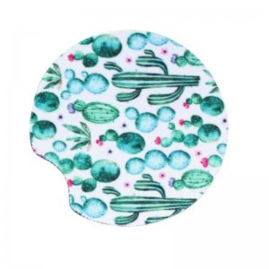 ราคาโรงงานคุณภาพสูง Neoprene Car Coaster Sublimation ว่างเปล่า Anti Slip Table Mats