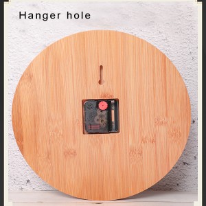 ไม้ไผ่งานฝีมือสร้างสรรค์นาฬิกาผนังบ้านตกแต่งบ้าน