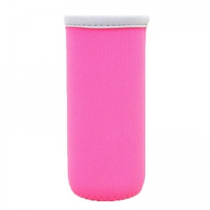 OEM รีไซเคิล Neoprene พร้อมใช้งานที่กำหนดเอง 500ml Neoprene Bottle With Strap