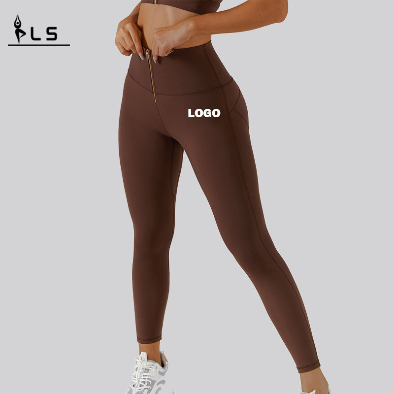 SC1097 75% Nylon 25% Spandex Leggings กีฬาสำหรับผู้หญิงยิมโยคะกางเกงโยคะกางเกงขายาววิ่ง