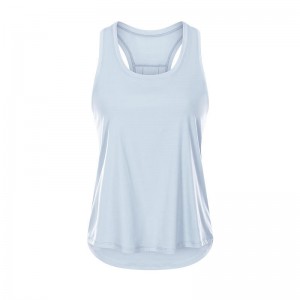 SC10256 LADIES TANK TOPS Spring Fashion Fashion Loose Yoga Vest Tank Tops Tops Womens Tank Tank ด้านบนเปิดด้านหลัง