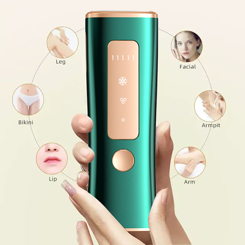 Sapphire Ice Cooling IPL Laser Rulemoval 2023 ใช้อุปกรณ์กำจัดขนที่บ้าน