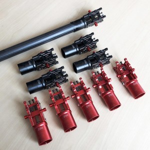 V4 z30/Z25 CNC อลูมิเนียมพับแขนแขนสำหรับ DIA 30 มม./25 มม. ล็อคสกรูคู่อัตโนมัติ&สปริง