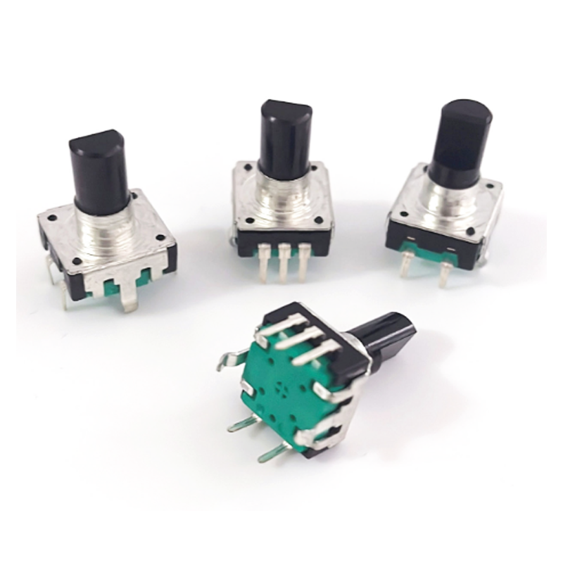 rotary encoder: DB12 encoder การเข้ารหัส 5pin 24 ตำแหน่งพร้อมปุ่มสวิตช์กดปุ่มกด