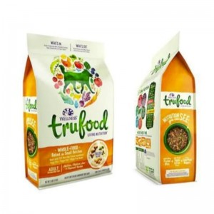 กำหนดเองขนาดใหญ่ 10 กก. 15 กก. 20 กก. ซิปที่สามารถปิดผนึกได้ PLA PBAT Biodegradable Pet Pet Dog Treats Feed Feed Snack Packaging Bag สำหรับอาหาร