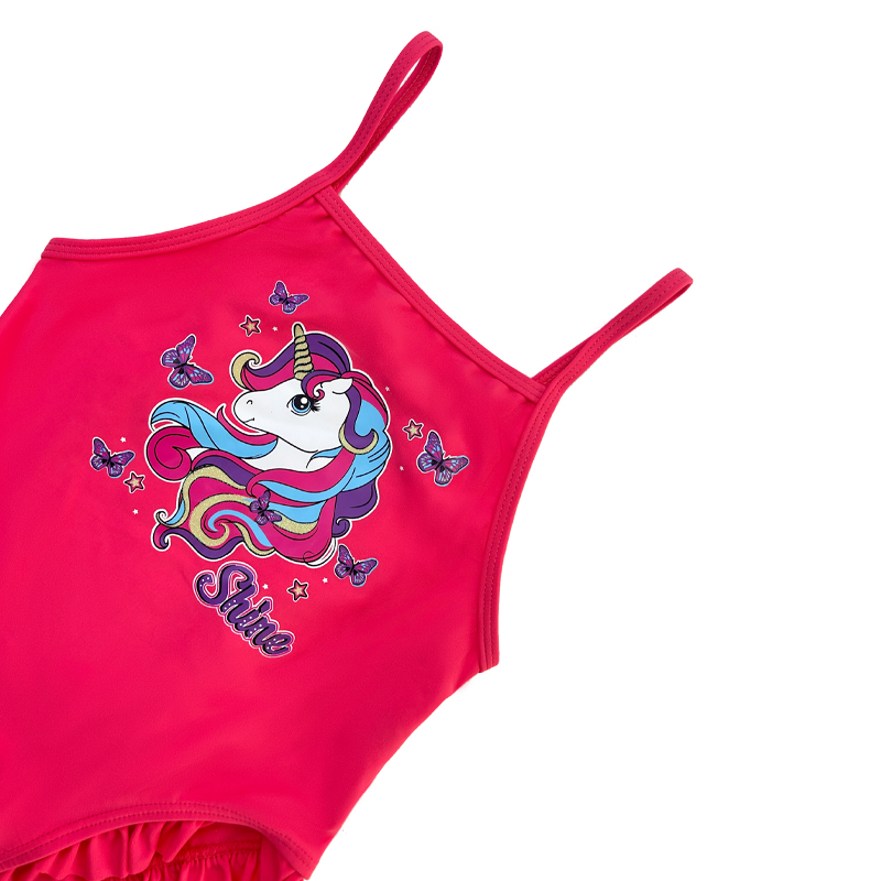 ชุดว่ายน้ำเด็กพิมพ์ที่กำหนดเอง Baby Custom One Piece Swimwear Kids Swimwear For Girls
