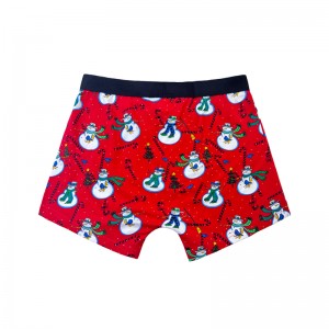 โลโก้ที่กำหนดเองคุณภาพสูงสำหรับผู้ใหญ่นักมวยระบายอากาศได้พร้อมกางเกงชั้นในบุรุษสีทึบ