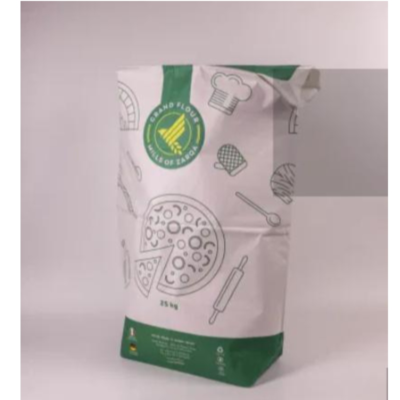 Multilayers Kraft Paper Wheat Bakery Maida แป้งบรรจุถุงขนาด 25 กก.