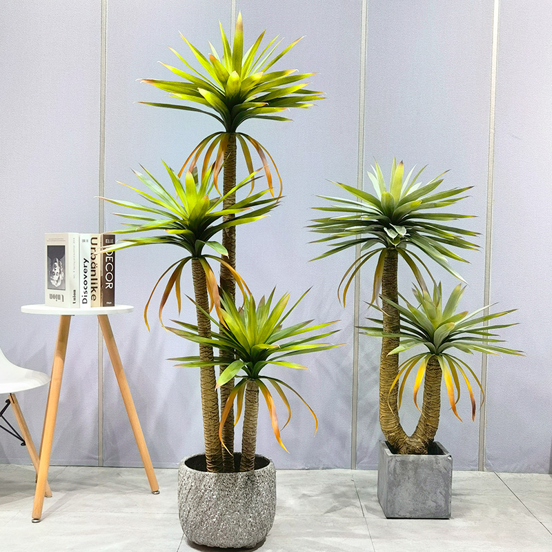 การจำลองการตกแต่งสวนไม้ประดับ allseason Vivid Dracaena Tree สำหรับผู้จัดหาสวนตกแต่งงานแต่งงานของตกแต่งสวนตกแต่ง