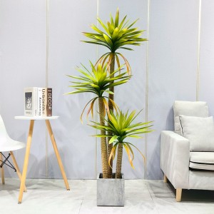 การจำลองการตกแต่งสวนไม้ประดับ allseason Vivid Dracaena Tree สำหรับผู้จัดหาสวนตกแต่งงานแต่งงานของตกแต่งสวนตกแต่ง