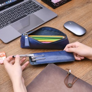 เคสปากกาหนังแท้ที่ถือเครื่องหมายดินสอ, กระเป๋าภาพวาดปากกาน้ำพุ