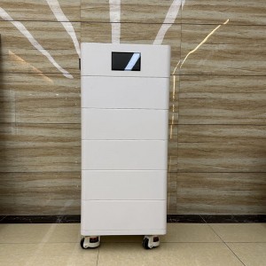 51.2V 100A LIFEPO4 ชุดแบตเตอรี่แบบวางซ้อนกันได้พร้อมหน้าจอ LED อัจฉริยะอัจฉริยะ 5KWH 10KWH 15KWH 20KWH MAX POWER สูงสุด 40KWh