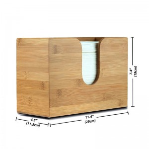 เครื่องจ่ายผ้าขนหนูไม้ไผ่พับ