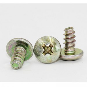 สังกะสี-ชุบสีแบบฝังฝ้าฝังตัวเอง-สกรูแตะ