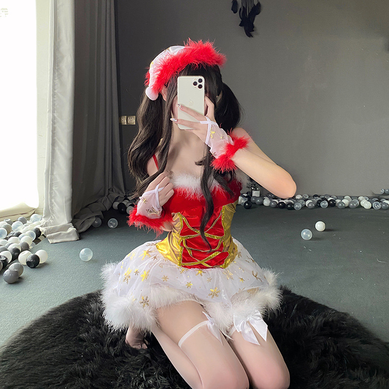 ใหม่ - ชุดคริสต์มาสสไตล์บวก - ขนาดสไตล์สำหรับยุโรปและอเมริกา เหมาะสำหรับปาร์ตี้คริสต์มาสสโมสร DS Performance Wear 101 ราคา:$89.99