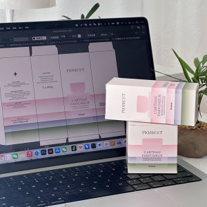 กล่องน้ำหอมสีพาสเทลสง่างาม