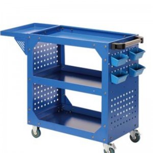 CNC Blue Perforated Tool Tool Cart