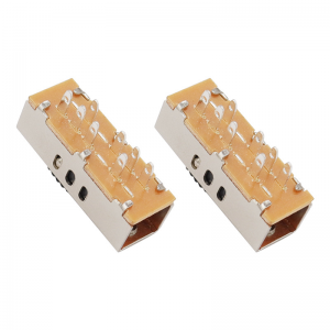 สวิตช์สไลด์ SS23F10 สาม-สวิตช์เลื่อนความเร็วสำหรับการปรับอุณหภูมิสีไฟ LED และสูง-มอเตอร์เป่าผมเร็ว