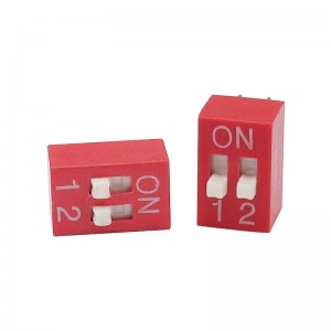 สวิตช์จุ่ม xz-DSE-02RGA, สวิตช์ DIP 2P สำหรับโมดูลที่ได้รับสัญญาณในสนามอุปกรณ์อัตโนมัติยานยนต์