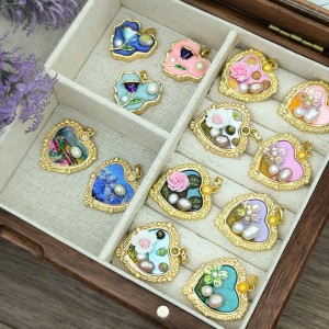 จี้ภาพวาดน้ำมันโบราณ