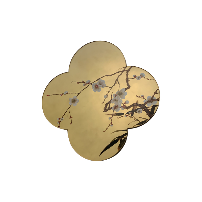 Zotye Stainless Steel Gold Electroplated จีน-สไตล์การตกแต่งสแตนเลสสตีลลวดลาย